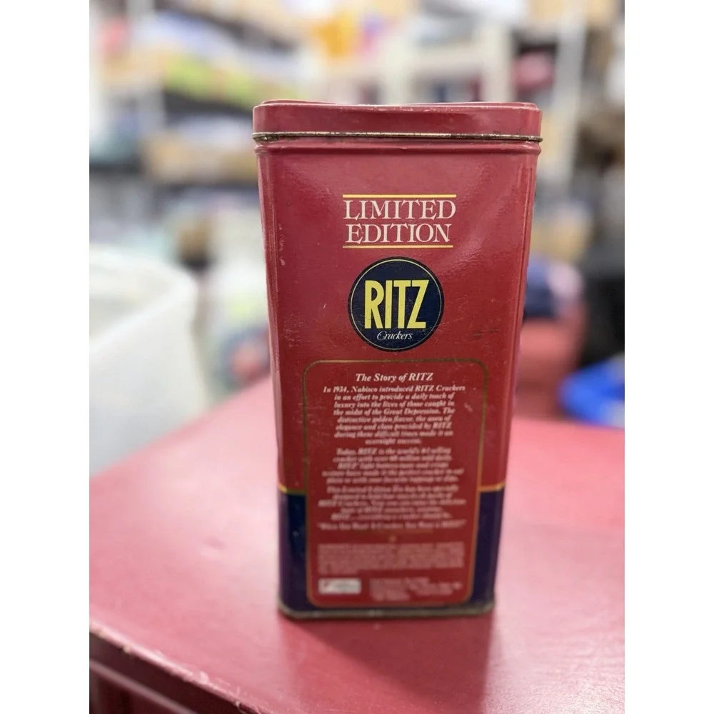 Nabisco‎ Limited Edition Ritz Crackers Tin 1987, 16 oz